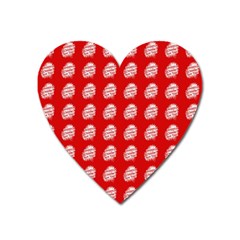 Happy Chinese New Year Pattern Heart Magnet by dflcprints