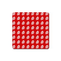 Happy Chinese New Year Pattern Square Magnet by dflcprints