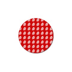 Happy Chinese New Year Pattern Golf Ball Marker by dflcprints