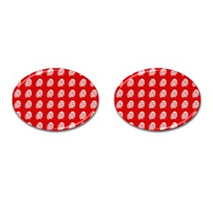 Happy Chinese New Year Pattern Cufflinks (oval) by dflcprints