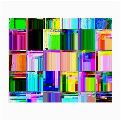 Glitch Art Abstract Small Glasses Cloth (2-side)