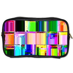 Glitch Art Abstract Toiletries Bags