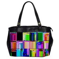 Glitch Art Abstract Office Handbags