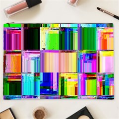 Glitch Art Abstract Cosmetic Bag (xxl)  by Nexatart