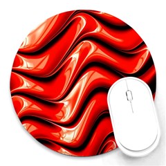 Fractal Mathematics Abstract Round Mousepads