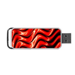 Fractal Mathematics Abstract Portable Usb Flash (one Side) by Nexatart