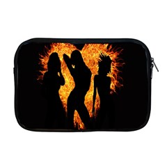 Heart Love Flame Girl Sexy Pose Apple Macbook Pro 17  Zipper Case