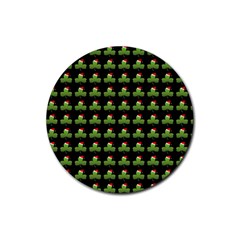 Irish Christmas Xmas Rubber Round Coaster (4 Pack) 