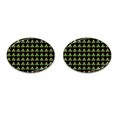 Irish Christmas Xmas Cufflinks (oval)