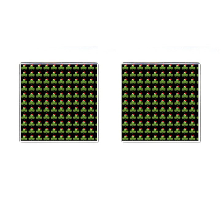 Irish Christmas Xmas Cufflinks (Square)