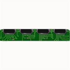 Green Circuit Board Pattern Small Bar Mats