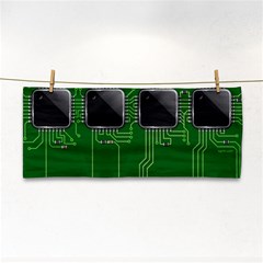 Green Circuit Board Pattern Cosmetic Storage Cases