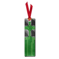 Green Circuit Board Pattern Small Book Marks