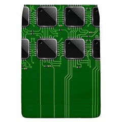 Green Circuit Board Pattern Flap Covers (L) 