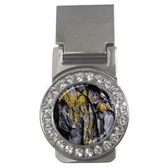 Grey Yellow Stone Money Clips (cz) 