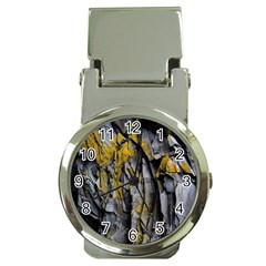 Grey Yellow Stone Money Clip Watches