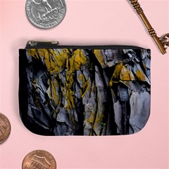 Grey Yellow Stone Mini Coin Purses