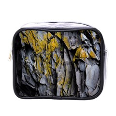 Grey Yellow Stone Mini Toiletries Bags