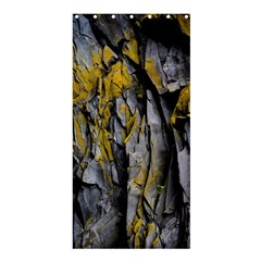 Grey Yellow Stone Shower Curtain 36  X 72  (stall) 