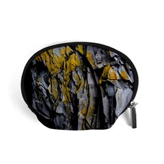 Grey Yellow Stone Accessory Pouches (Small) 