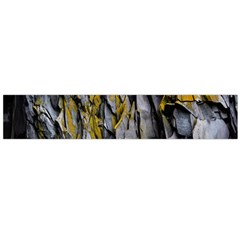 Grey Yellow Stone Flano Scarf (Large)