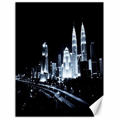 Kuala Lumpur Urban Night Building Canvas 12  X 16  