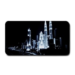 Kuala Lumpur Urban Night Building Medium Bar Mats