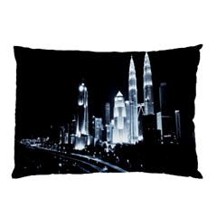 Kuala Lumpur Urban Night Building Pillow Case