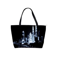 Kuala Lumpur Urban Night Building Shoulder Handbags by Nexatart