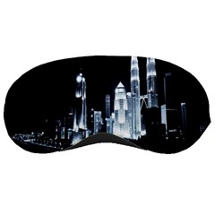 Kuala Lumpur Urban Night Building Sleeping Masks by Nexatart