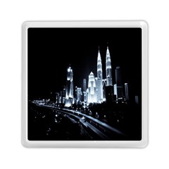 Kuala Lumpur Urban Night Building Memory Card Reader (square)  by Nexatart