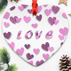 Love Valentine S Day 3d Fabric Heart Ornament (two Sides)