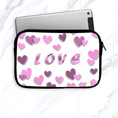 Love Valentine S Day 3d Fabric Apple Ipad Mini Zipper Cases by Nexatart