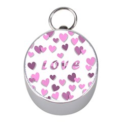 Love Valentine S Day 3d Fabric Mini Silver Compasses by Nexatart