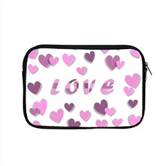 Love Valentine S Day 3d Fabric Apple Macbook Pro 15  Zipper Case