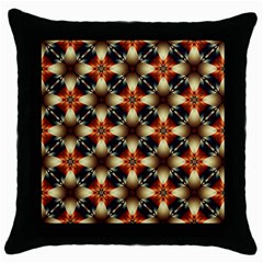 Kaleidoscope Image Background Throw Pillow Case (black)