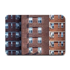 New York Building Windows Manhattan Small Doormat  by Nexatart