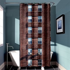 New York Building Windows Manhattan Shower Curtain 36  X 72  (stall)  by Nexatart