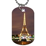 Paris Eiffel Tower Dog Tag (One Side) Front