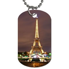 Paris Eiffel Tower Dog Tag (Two Sides)