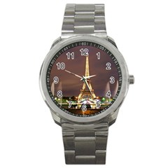 Paris Eiffel Tower Sport Metal Watch