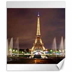 Paris Eiffel Tower Canvas 8  X 10  by Nexatart