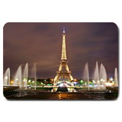 Paris Eiffel Tower Large Doormat  by Nexatart