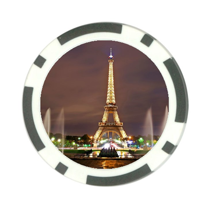 Paris Eiffel Tower Poker Chip Card Guard (10 pack)