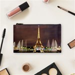 Paris Eiffel Tower Cosmetic Bag (Small)  Front