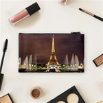 Paris Eiffel Tower Cosmetic Bag (Small)  Back