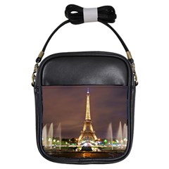 Paris Eiffel Tower Girls Sling Bags