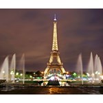 Paris Eiffel Tower Deluxe Canvas 14  x 11  14  x 11  x 1.5  Stretched Canvas