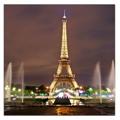 Paris Eiffel Tower Large Satin Scarf (Square)