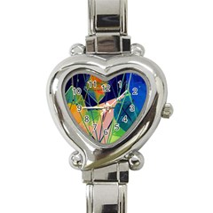 New Form Technology Heart Italian Charm Watch by Nexatart